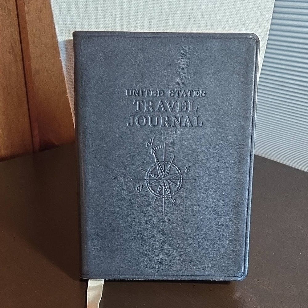Vintage Travel Journal By Graphic Image Leather Bound NWOT